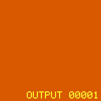 A 3-D Sedov blast over its 13 outputs, each frame tagged with its output number (tags=:output): the column-density frames produced by getmovie, encoded to a GIF by savemovie.