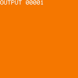 A 3-D Sedov blast over its first 36 outputs, each frame tagged with its output number (tags=:output): the column-density frames produced by getmovie, encoded to a GIF by savemovie.
